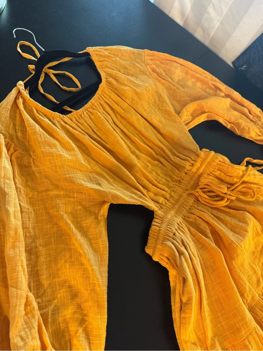 Free People Backless Tiered Maxi Dress in Bright Yellow - Picture 3 of 6